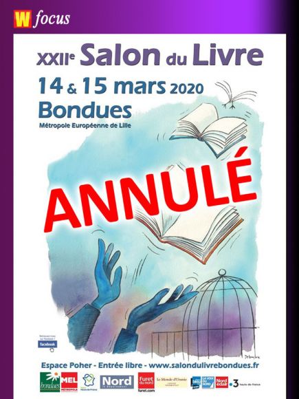 Annulation du Salon du Livre de Bondues - Actualités Littérature - Les